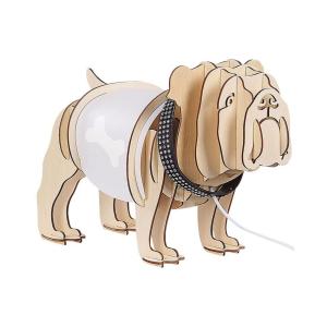 Lampe à poser chien marron clair
