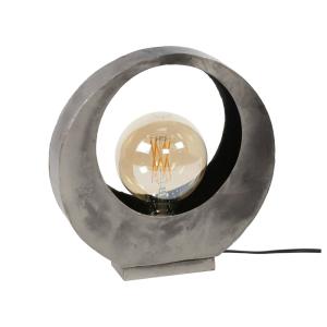 Lampe à poser décorative en métal vintage forme lune