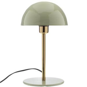 Lampe à poser design tige dorée & abat-jour vert sauge