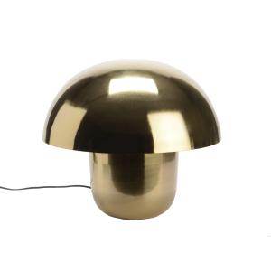 Lampe à poser dorée forme champignon