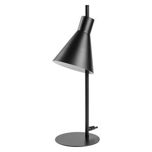 Lampe à poser en acier noir, 55cm