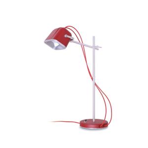 Lampe à poser en aluminium rouge H60cm