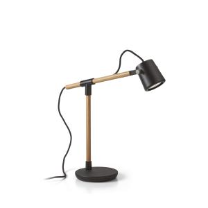 Lampe à poser en Bois, marron H : 42cm