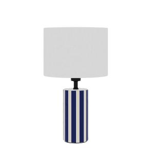Lampe à poser en Céramique & Abat-jour Lin