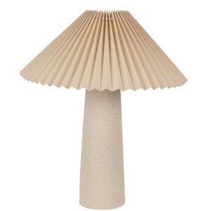 Lampe à poser en céramique beige 36x36x42cm