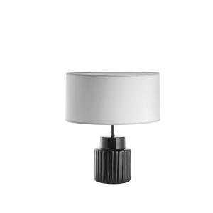 Lampe à poser en céramique, gris H : 46cm