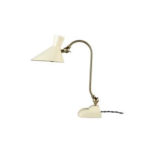 Lampe à poser en fer beige