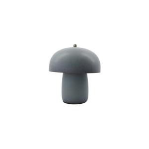 Lampe à poser en grès gris