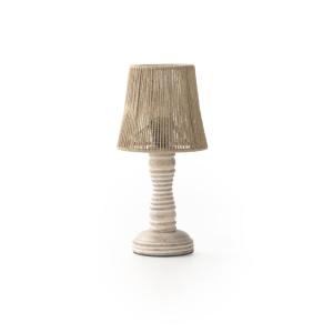 Lampe à poser en jute