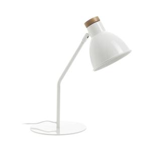 Lampe à poser en métal, blanc H : 35cm