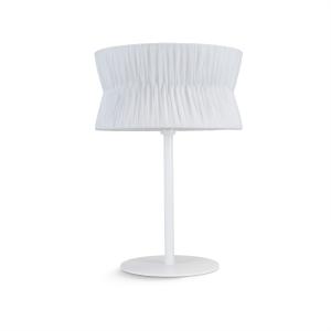 Lampe à poser en métal, blanc H : 54cm