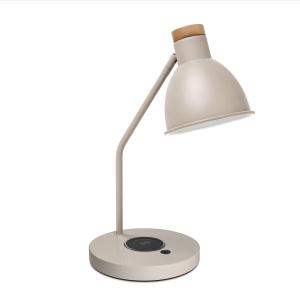 Lampe à poser en métal, chocolat H : 35cm