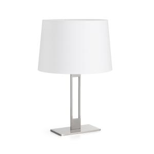 Lampe à poser en métal, chromé H : 56cm