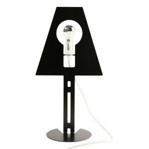 Lampe à poser en métal fil blanc