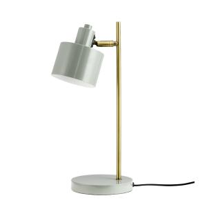 lampe à poser en métal gris/laiton