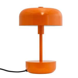 Lampe à poser en métal orange