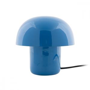 Lampe à poser fat mushroom h20cm en métal bleu