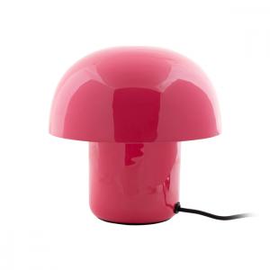 Lampe à poser fat mushroom h20cm en métal rose