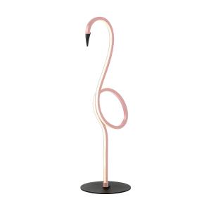 Lampe à poser LED en métal rose H:50cm