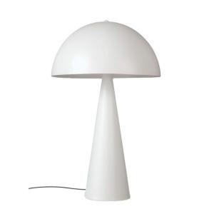 Lampe à poser métal blanc mat