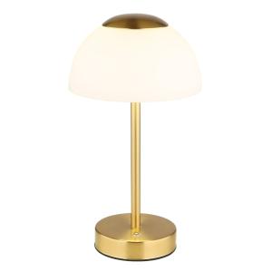 Lampe à poser métal couleur laiton mat, 31cm
