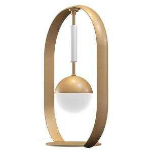 Lampe à poser métal h44cm doré