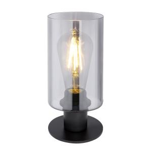 Lampe à poser métal noir mat, 21,5cm