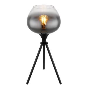 Lampe à poser métal noir mat, 45cm