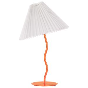 Lampe à poser métal orange