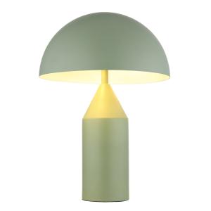 Lampe à poser métal verde pálido mat, 39cm