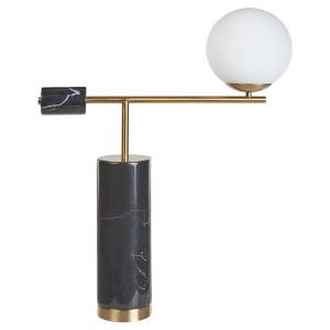 Lampe à poser pierre noir