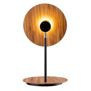 Lampe à Poser Placage de bois naturel, Acier