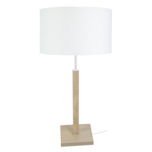 Lampe a poser tissu blanc 30  cm