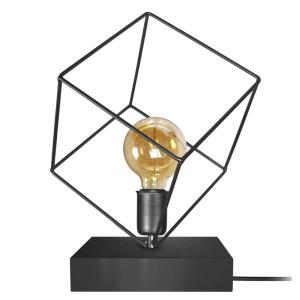 *LAMPE A POSER TOSEL ,métal,anthracite,H37xD35xP35cm