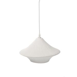 Lampe à suspendre en porcelaine blanche D30