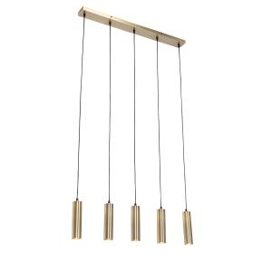 Lampe à suspension bronze moderne 5 lumières