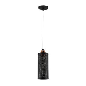 Lampe à suspension moderne avec abat-jour cylindrique