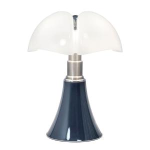 Lampe ampoules led pied télescopique h66-86cm bleu