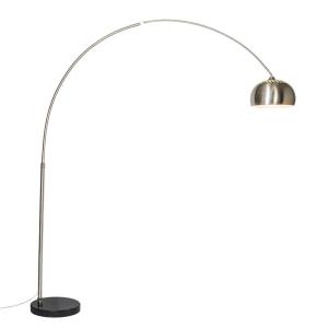 Lampe arc acier abat-jour métal réglable