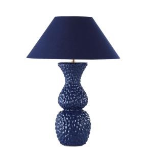 Lampe barbotine et abat-jour conique en polyester recyclé b…