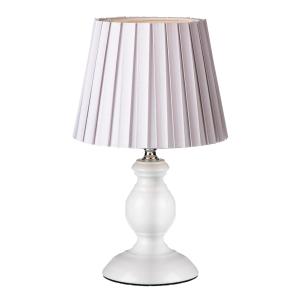 Lampe blanche en métal 28 cm