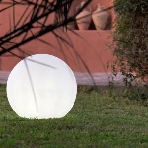 Lampe boule d'extérieur diamètre 40cm blanc