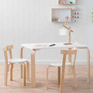 Lampe  bureau bois  H50cm naturel;Abat-jour: écru