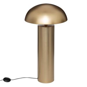 Lampe champignon 50cm doré
