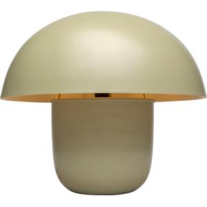 Lampe champignon en acier vert clair