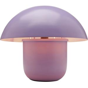 Lampe champignon en acier violet