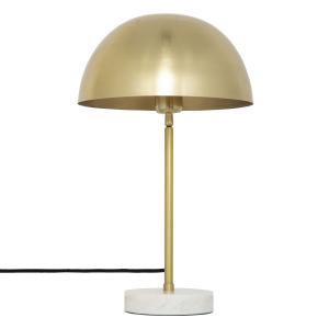 Lampe champignon métal doré 30x46 cm