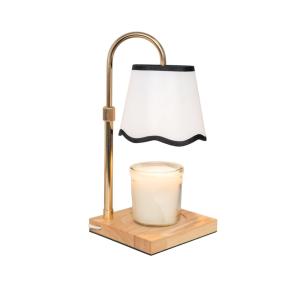 Lampe chauffe bougie avec minuterie polyester