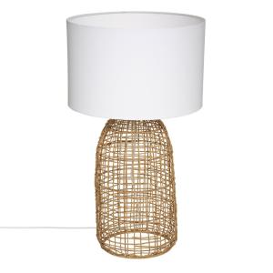 Lampe cylindrique Karla naturel H56