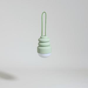 Lampe d'extérieure portative verte et blanche